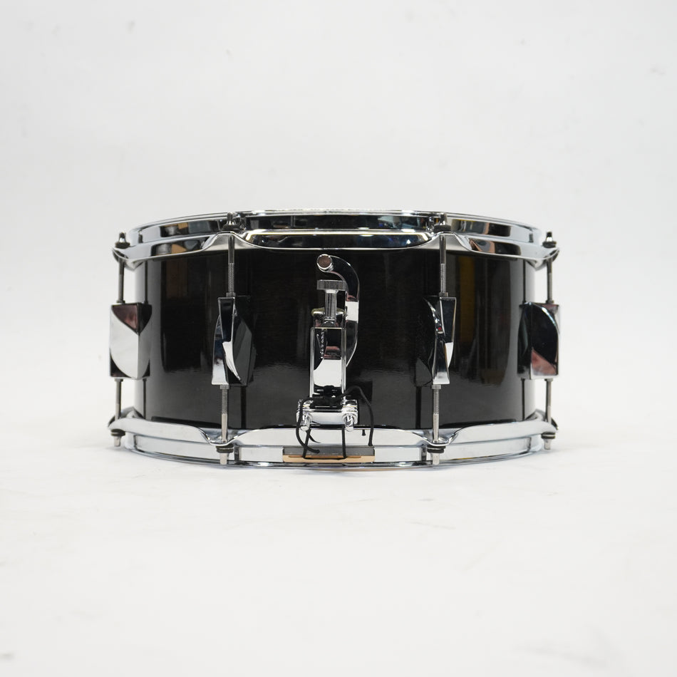 CANOPUS YAIBA 14x6.5 SNARE DRUM IN BLACK LACQUER
