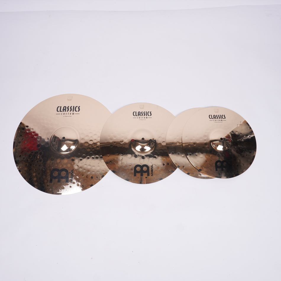 MEINL | CLASSICS | CUSTOM | 3-PIECE CYMBAL SET
