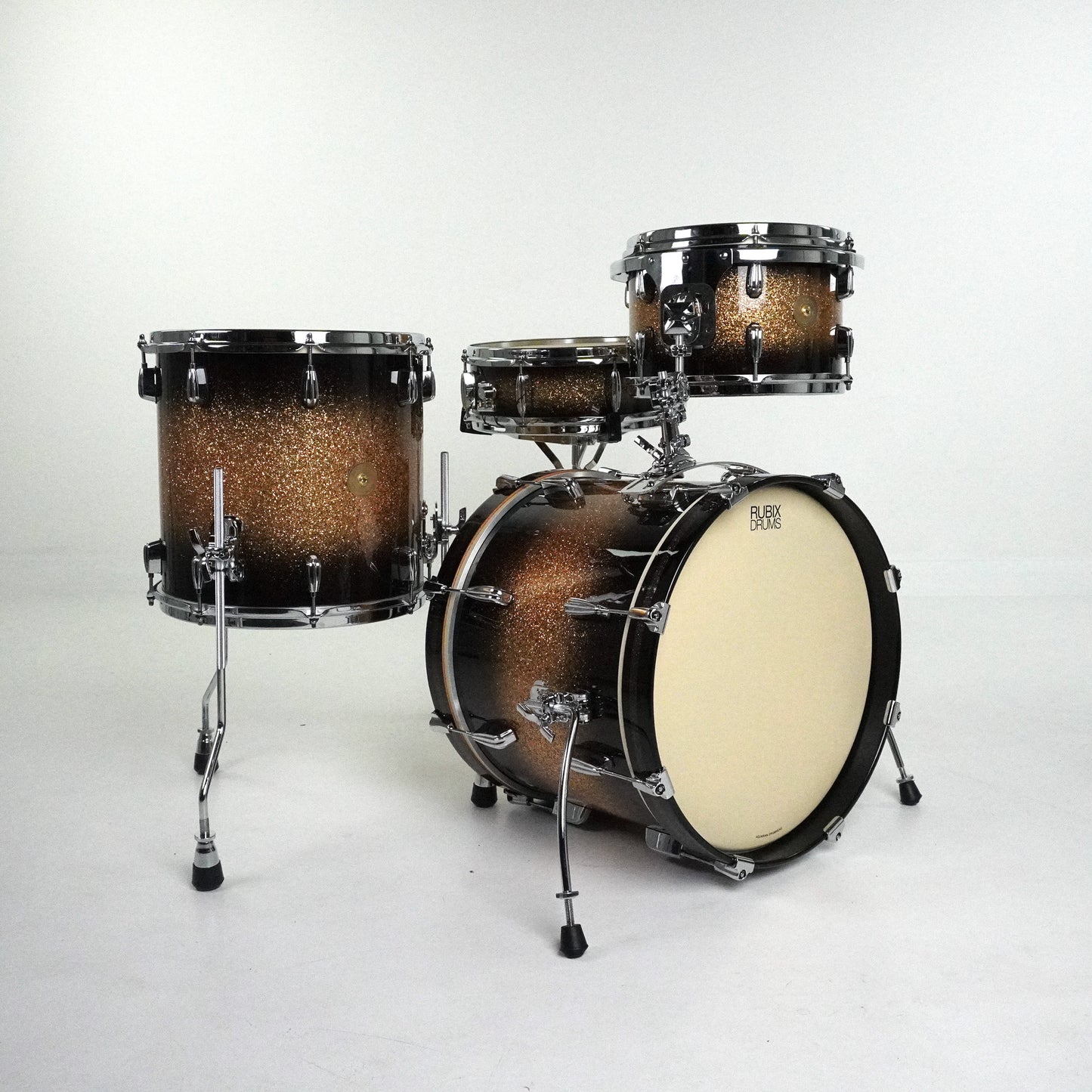 Vintage Soul 4-Piece Drum Kit in Tobacco Sunburst Sparkle