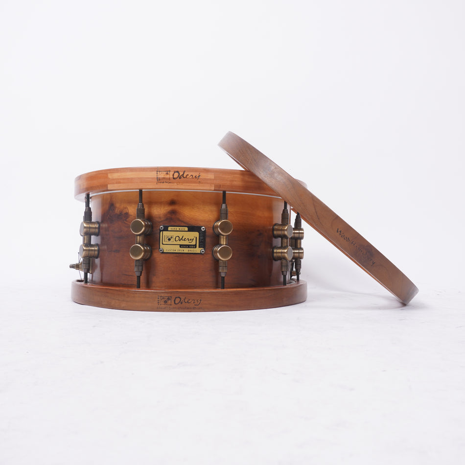 ODERY | CUSTOM SHOP | IMBUIA | 14"x 6.5" | SNARE DRUM