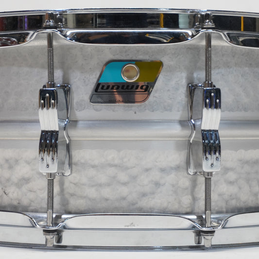 Ludwig Acrophonic 14" x 6.5" Hammered Aluminium Snare Drum