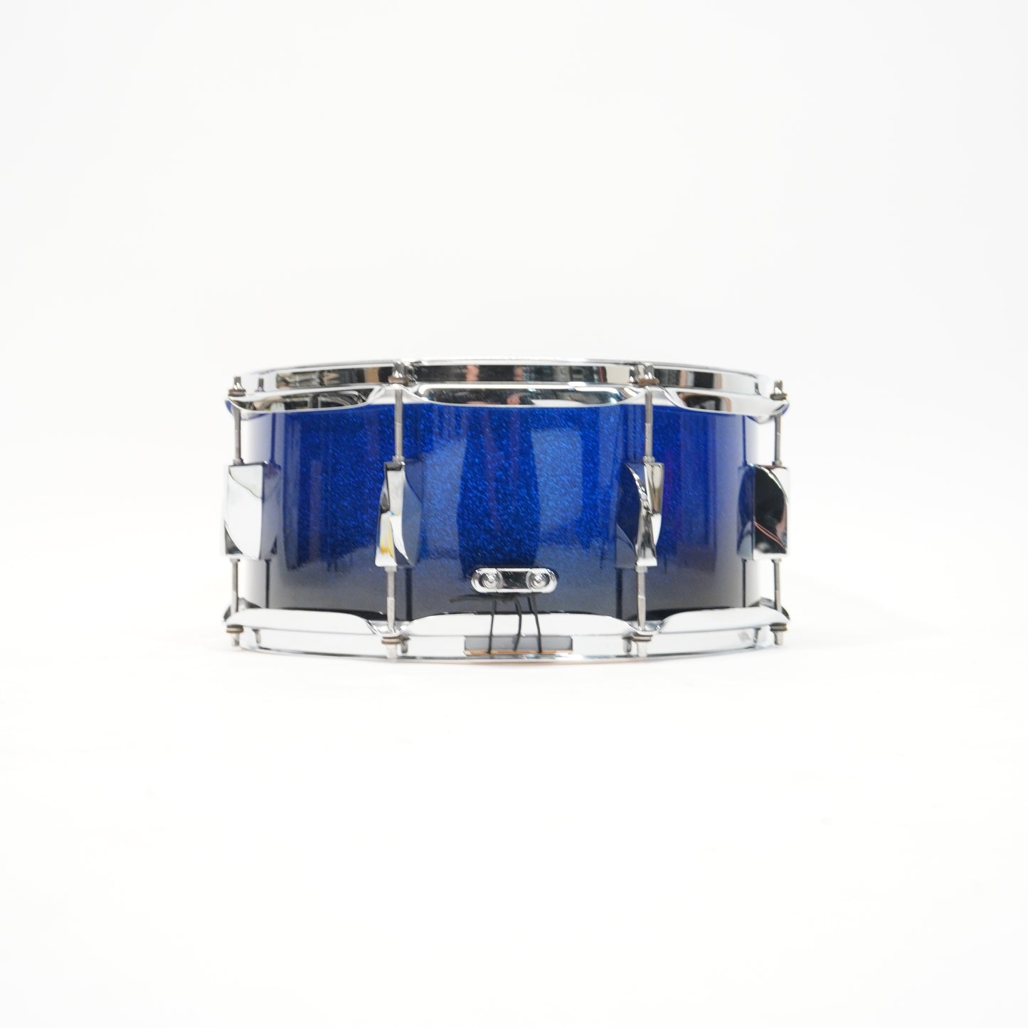 CANOPUS YAIBA 14x6.5 SNARE DRUM IN BLUE SPARKLE