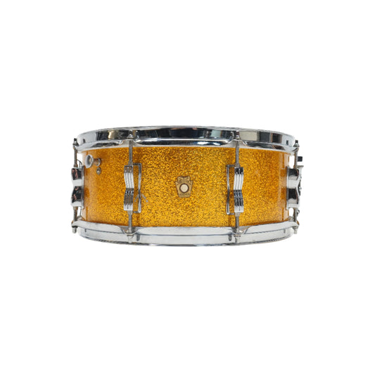 Ludwig 14” x 5.5” Jazz Festival in Gold Sparkle 1966
