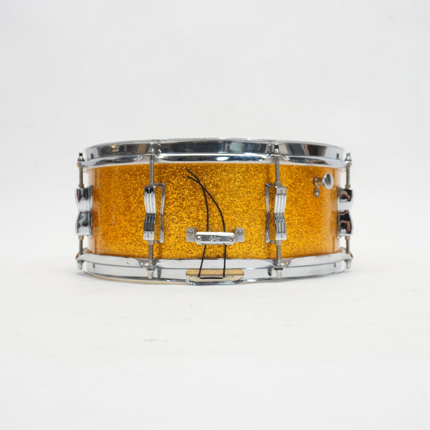 Ludwig 14” x 5.5” Jazz Festival in Gold Sparkle 1966