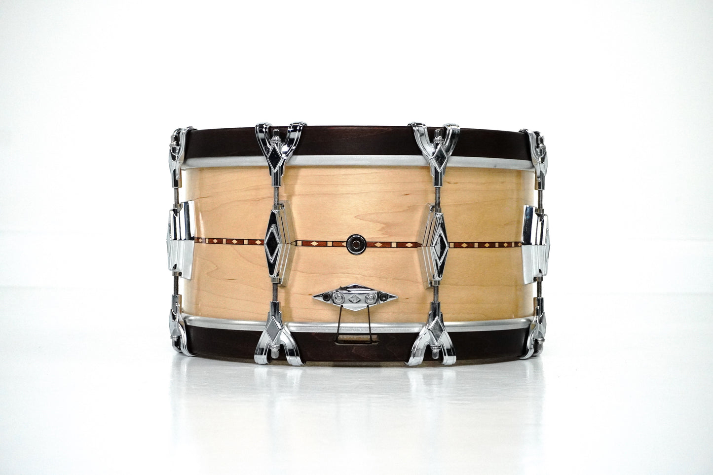 Craviotto 14” x 7” Super Swing Solid Maple Snare Drum with Wooden Hoops