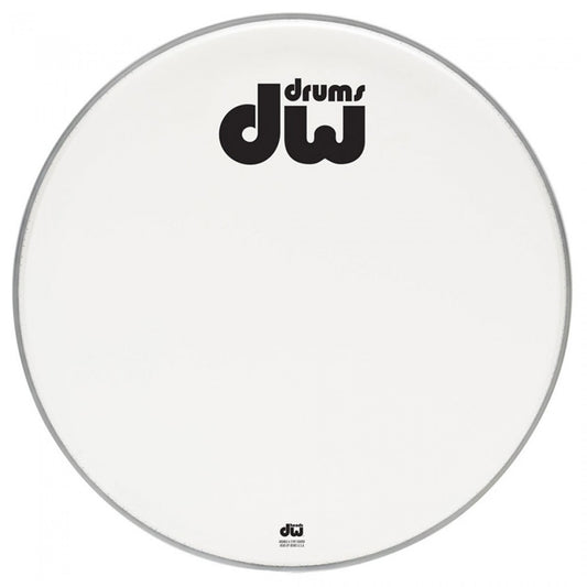 DW 20" Bass Drum Resonanzfell mit weißer Strukturbeschichtung