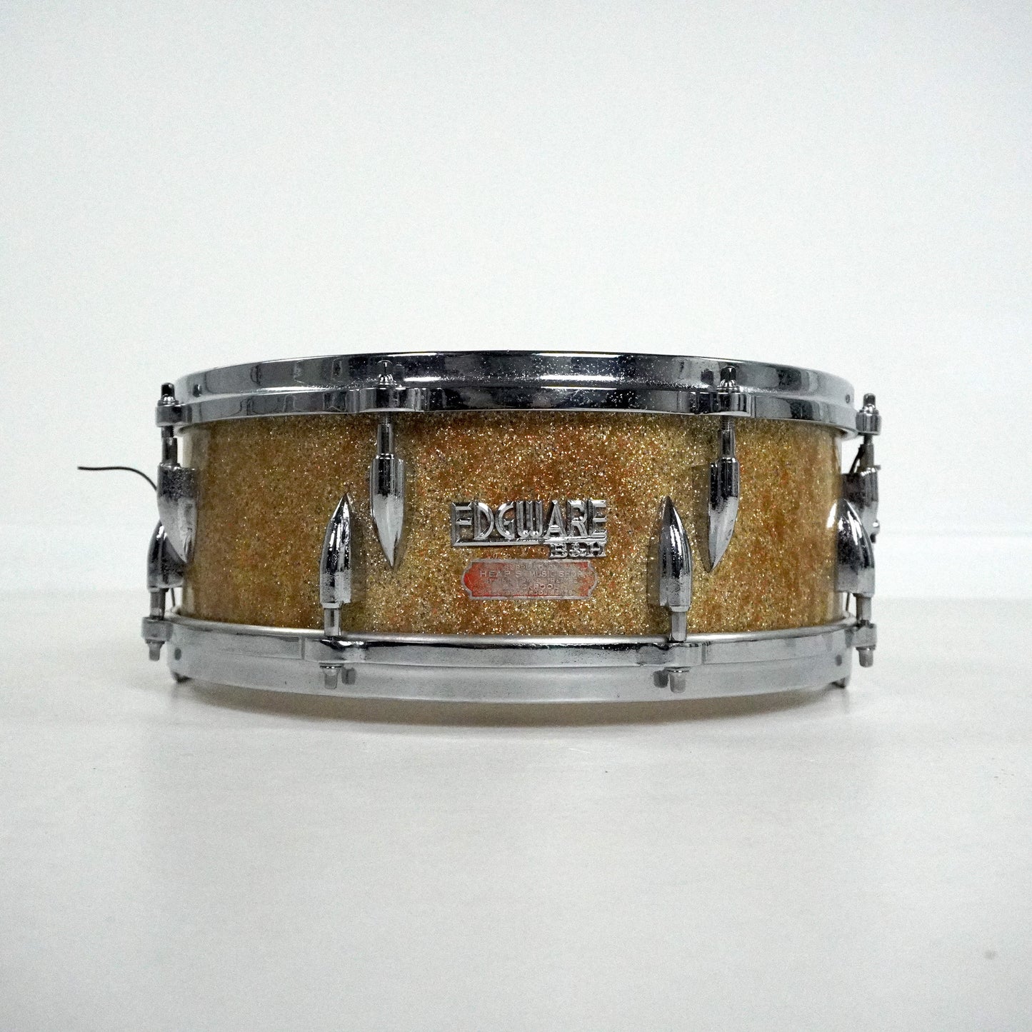 Vintage Edgware B&H 14" x 5" Snare in Gold Sparkle