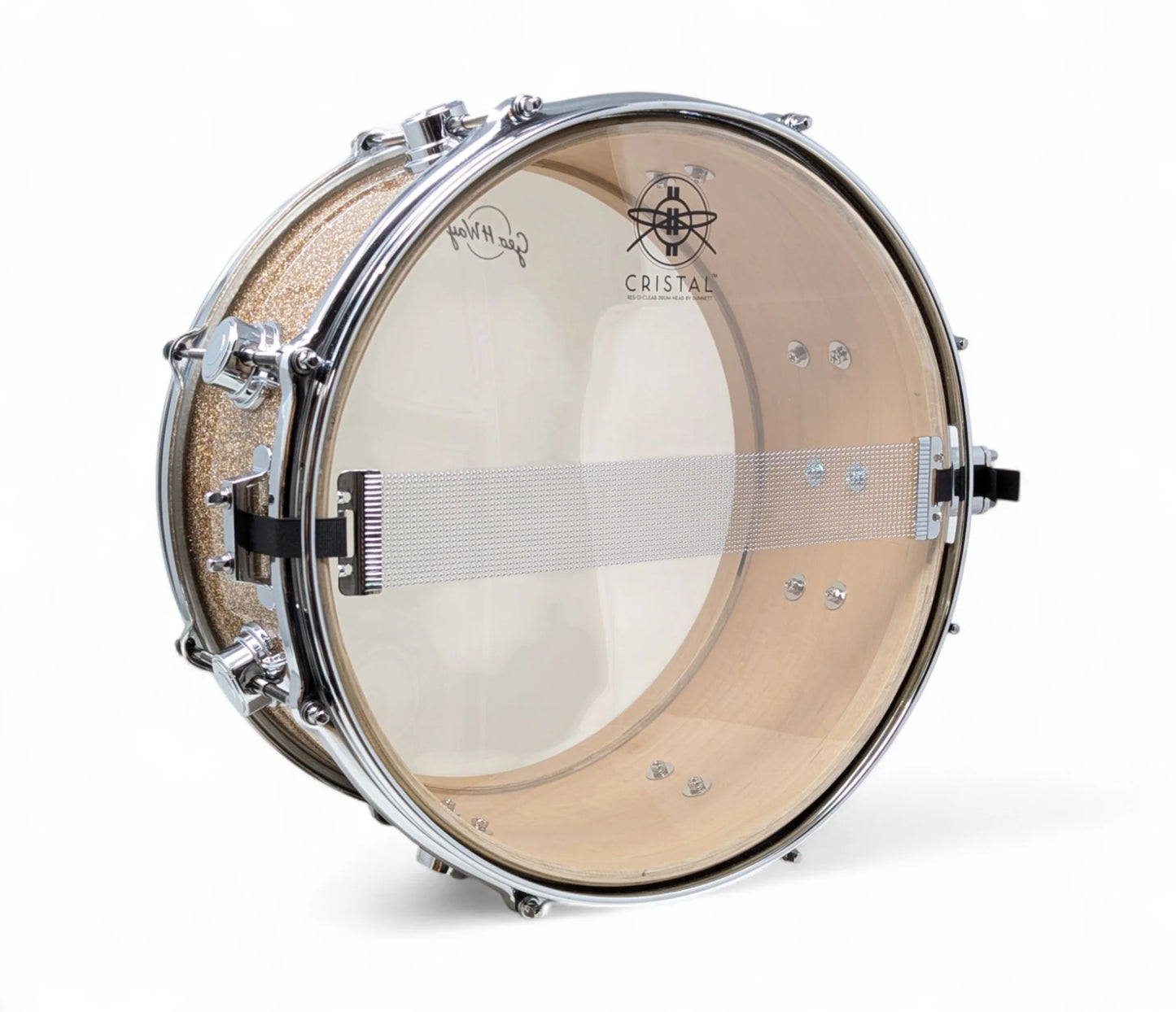 George Way Aristocrat 14" x 7" Snare Drum in Champagne Sparkle