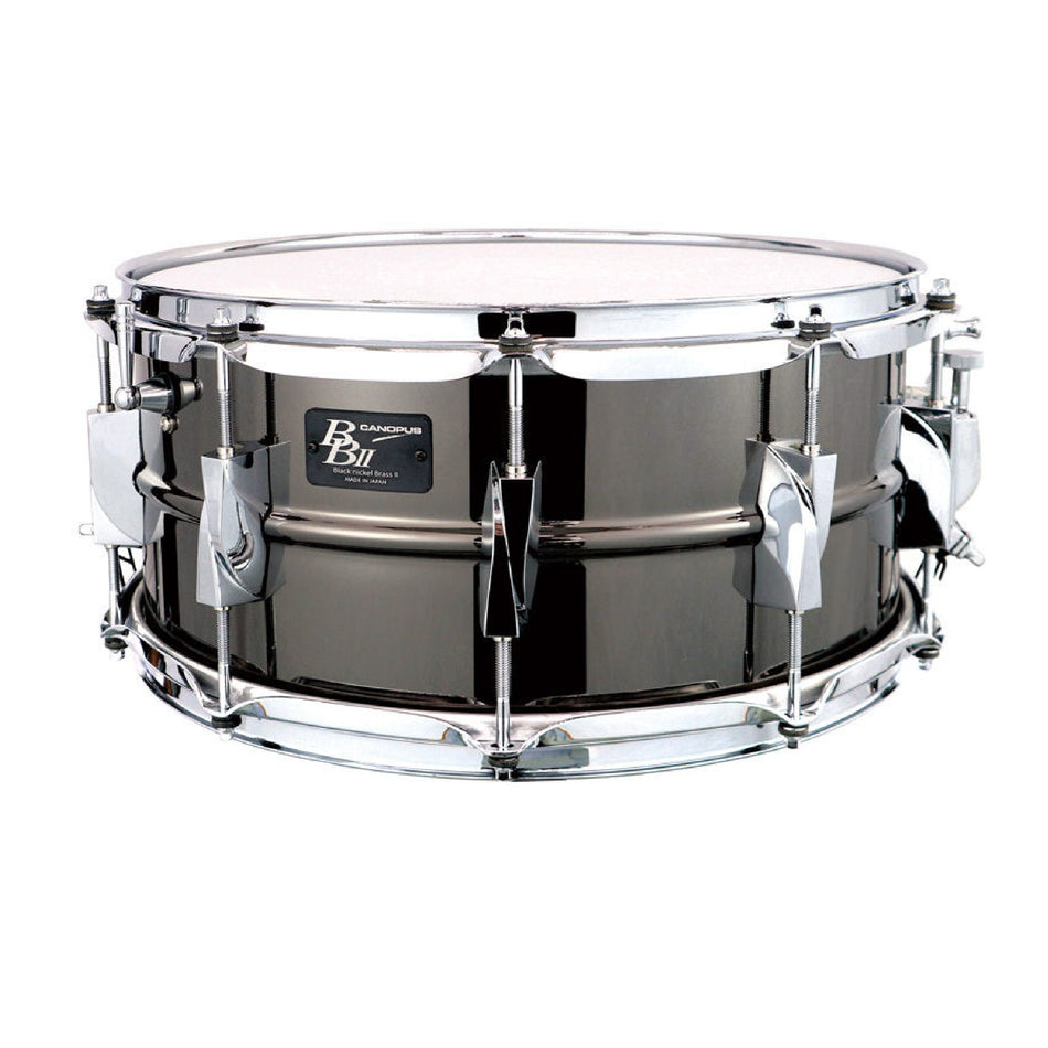 CANOPUS Black Nickel Brass II Snare Drum