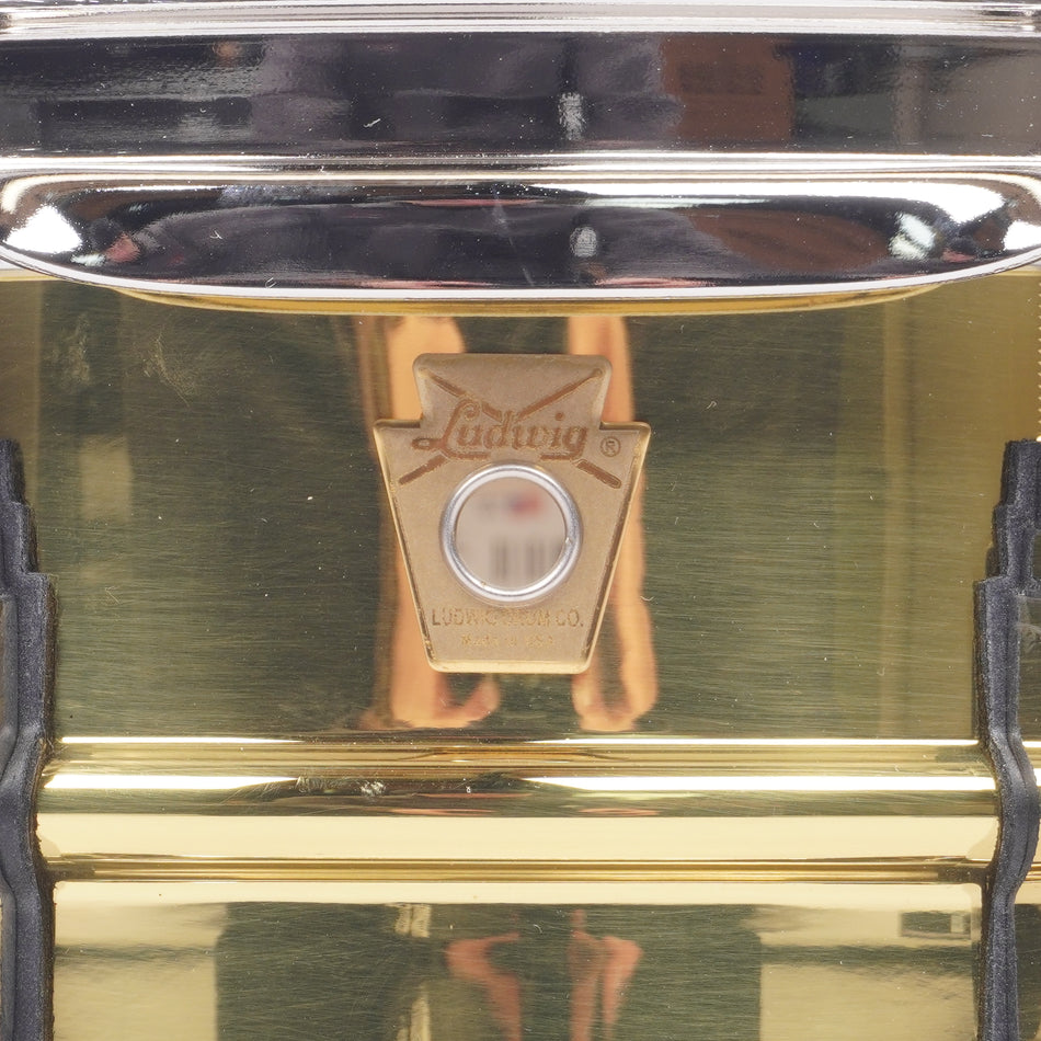 LUDWIG 14x5 SUPER BRASS SNARE DRUM LB401 | Rubix Drums