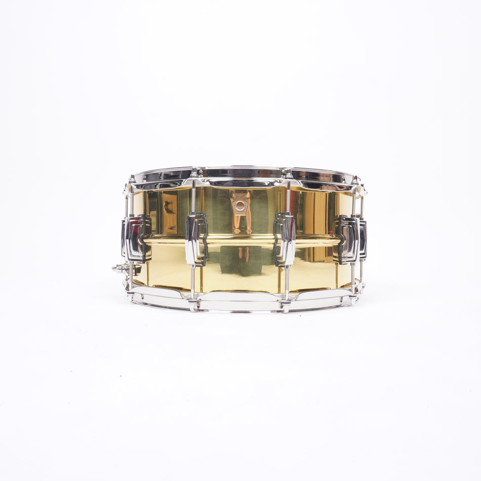 LUDWIG 14x6.5 SUPER BRASS SNARE DRUM LB403 | Rubix Drums