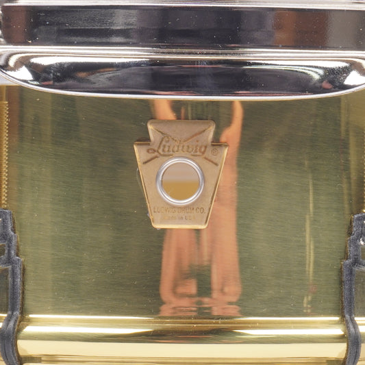 LUDWIG 14x6.5 SUPER BRASS SNARE DRUM LB403 | Rubix Drums