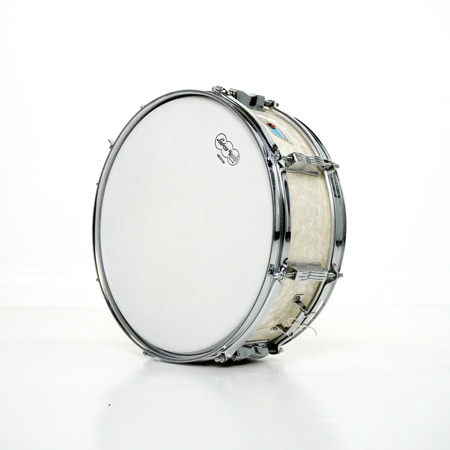 Ludwig 14” x 5” Standard Snare Drum in White Marine Pearl