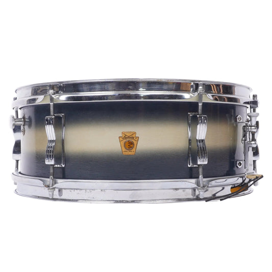 Ludwig Pioneer Snare Drum 14x5 - Blue Silver Duco - 1950s - Mahogany - 1958 - Collectors Grade RUBIX DRUMS