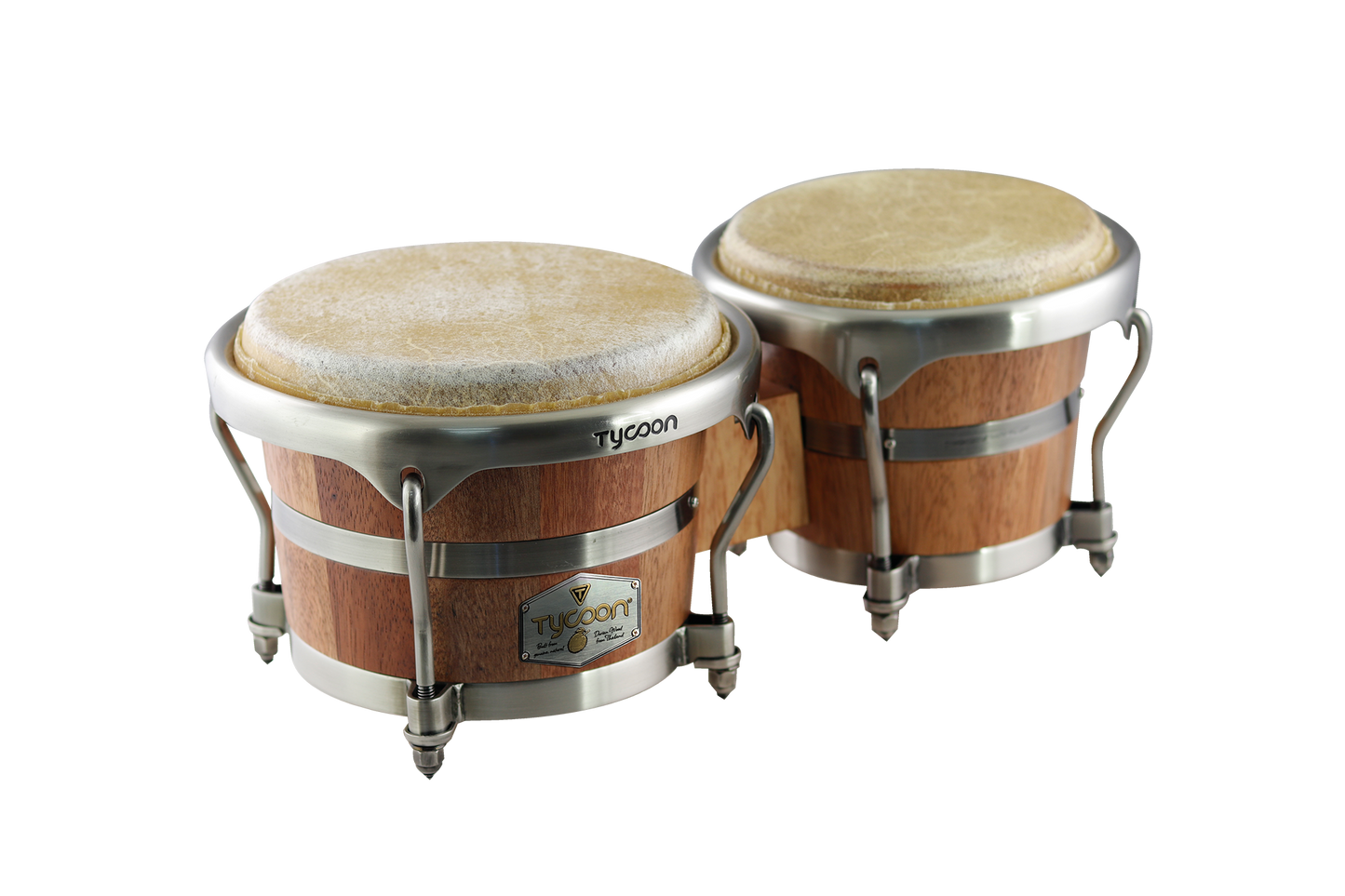 TYCOON 7" & 8½" MASTER DURIAN SERIES BONGOS *WITH REMO FIBERSKYN HEAD