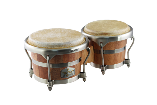 TYCOON 7" & 8½" MASTER DURIAN SERIES BONGOS *WITH REMO FIBERSKYN HEAD