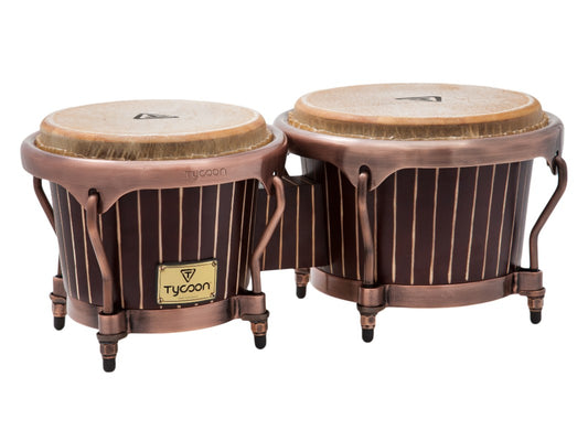 TYCOON 7" & 8½" MASTER HAND-CRAFTED SERIES BONGOS *WITH REMO FIBERSKYN HEAD
