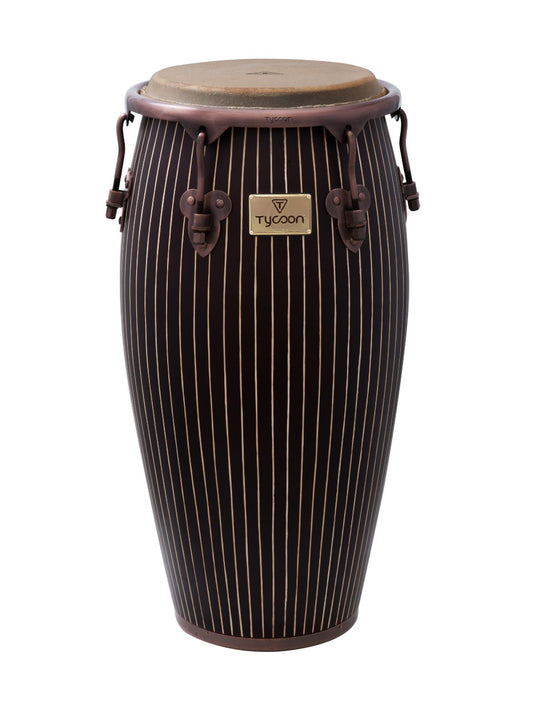TYCOON MASTER HAND-CRAFTED PINSTRIPE SERIES CONGA (11.75") WITH SINGLE STAND *WITH REMO FIBERSKYN HEAD