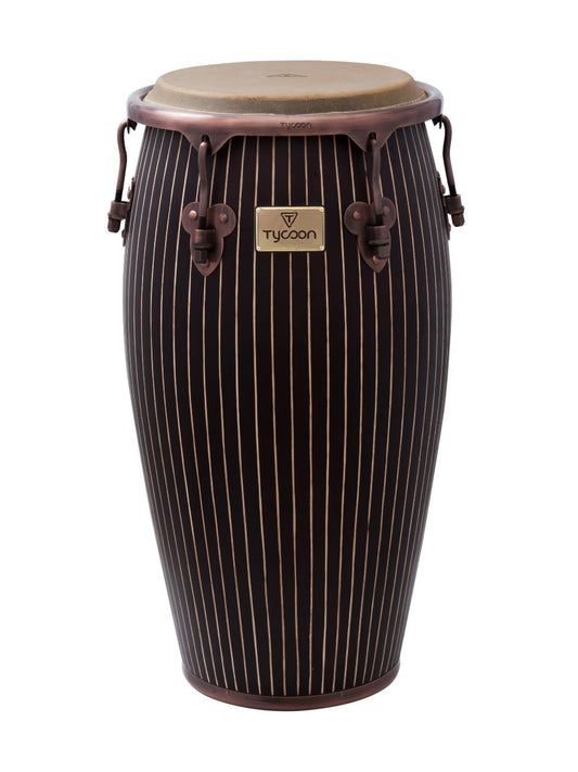 TYCOON MASTER HAND-CRAFTED PINSTRIPE SERIES TUMBA (12.5") WITH SINGLE STAND *WITH REMO FIBERSKYN HEAD