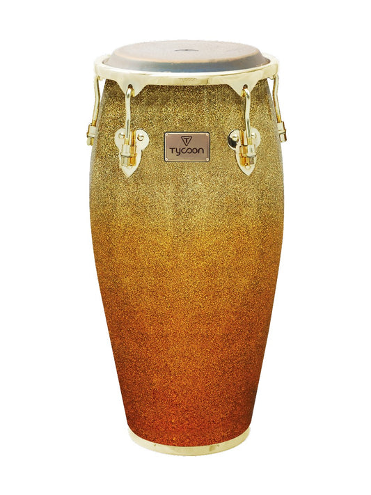 TYCOON MASTER PLATINUM SUNRISE FADE SERIES QUINTO (11") WITH SINGLE STAND *WITH REMO FIBERSKYN HEAD