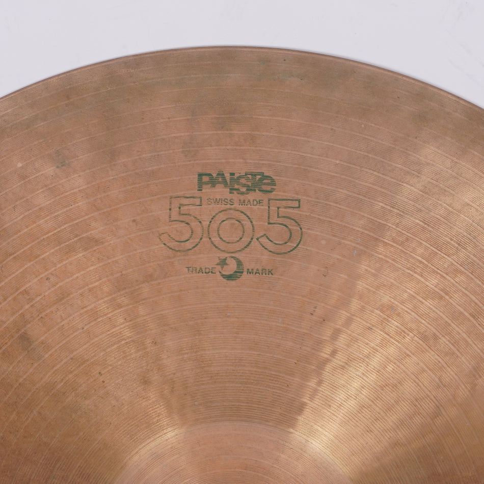 PAISTE | 505 | CRASH | HEAVY | 20"