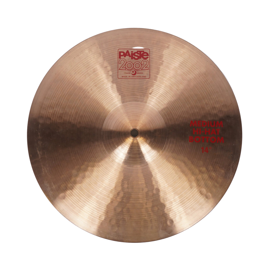 PAISTE | 2002 | Bottom |  Hi Hats 14"