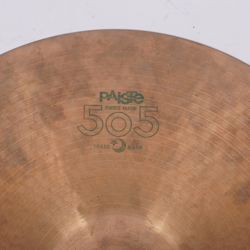 PAISTE | 505 | RIDE |  18"