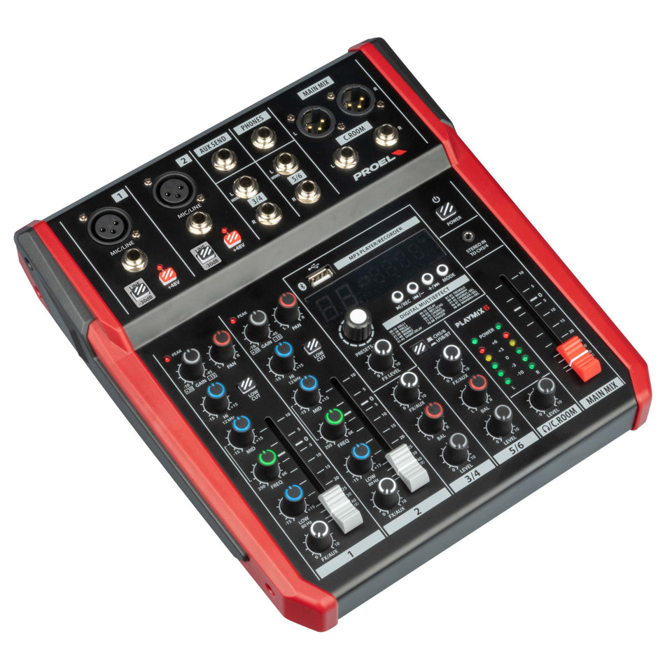 PLAYMIX6 6-Channel Compact Mixer