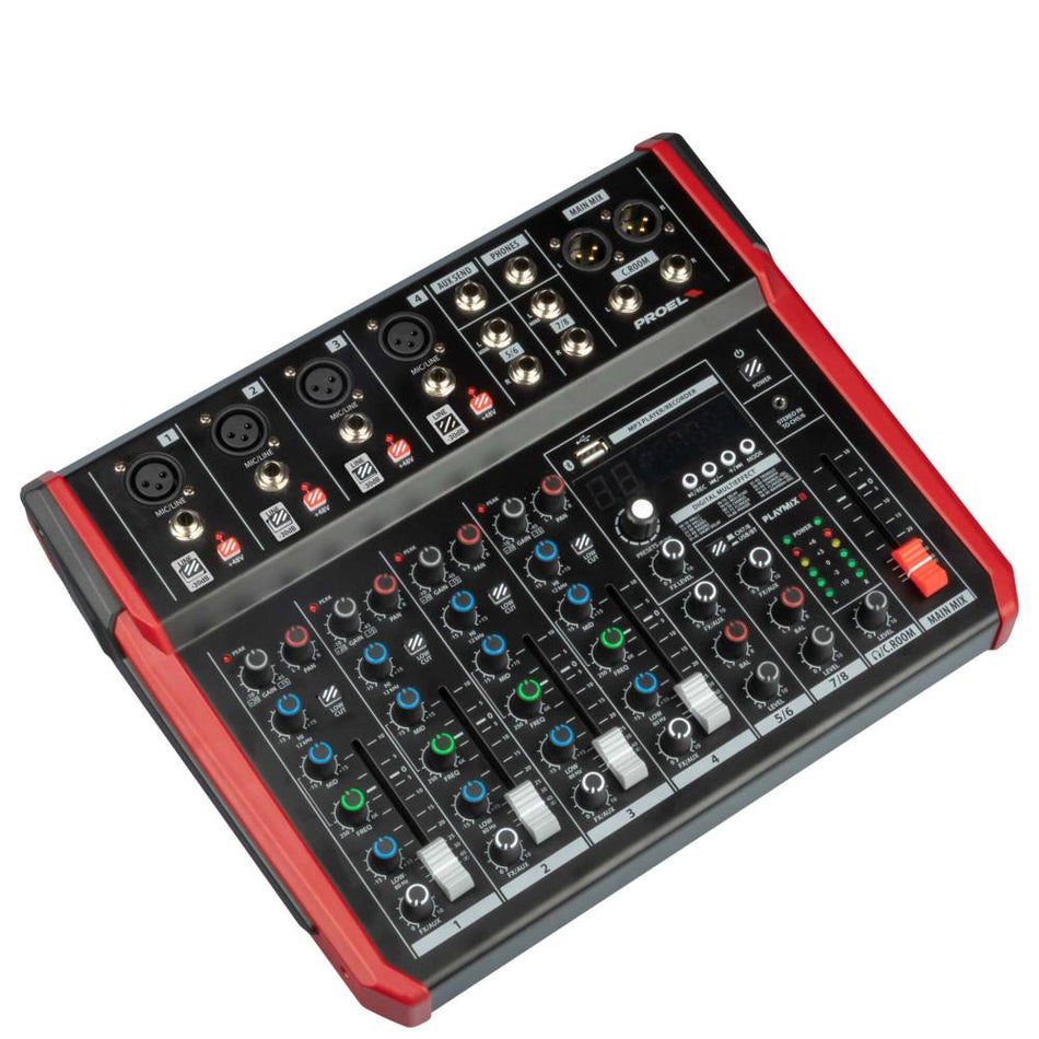 PLAYMIX 8 8-Channel Compact Mixer
