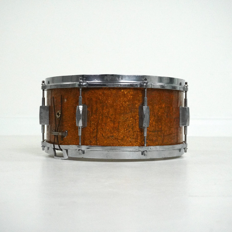 Premier 14" x 6,5" Dominion Major in Orange Sparkle