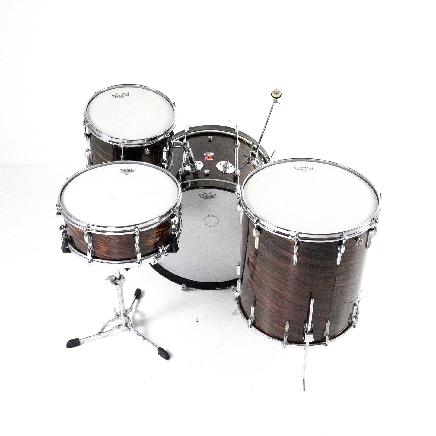 Premier Mahagoni Duroplast Kit mit Royal Ace Snare 20,12,16,14 