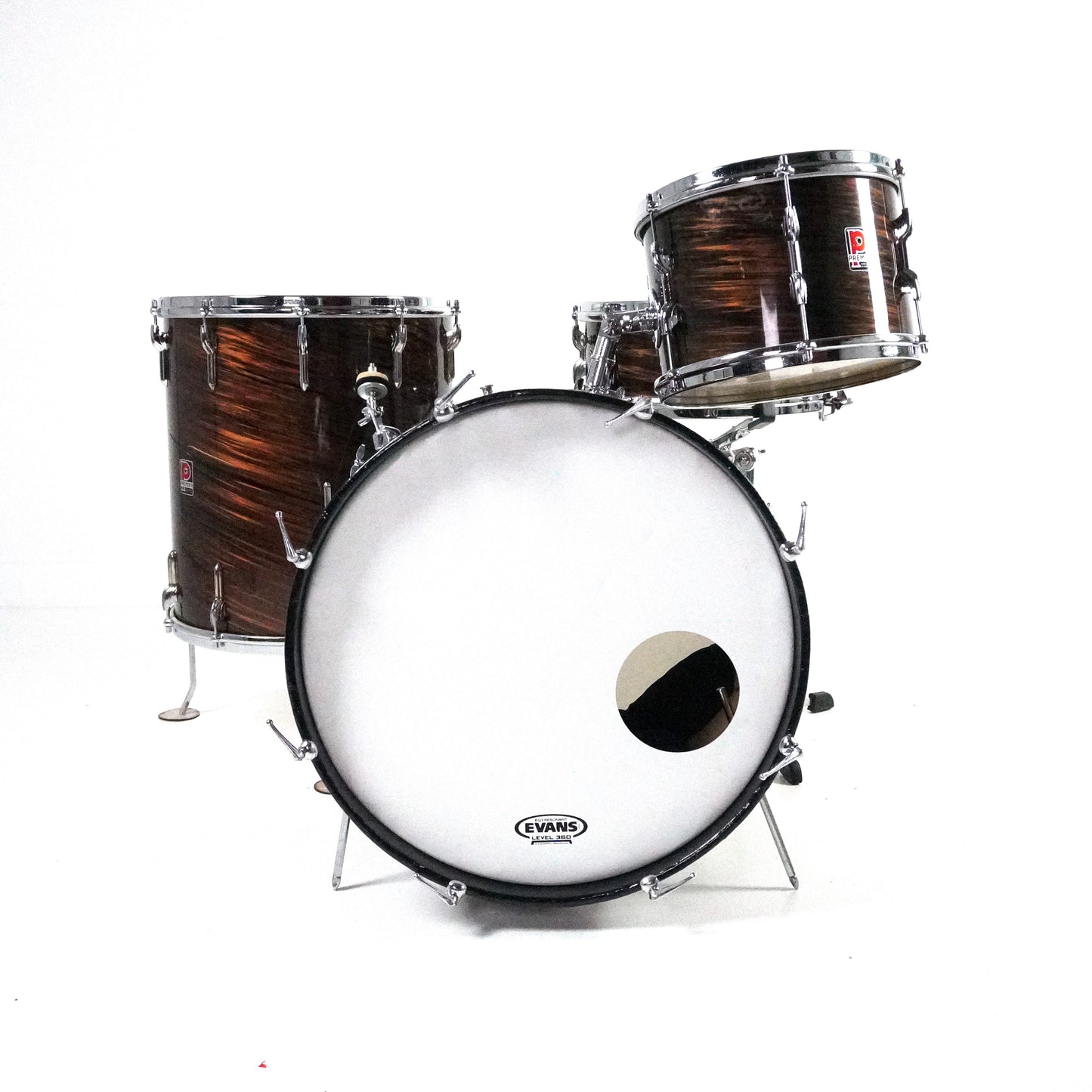 Premier Mahagoni Duroplast Kit mit Royal Ace Snare 20,12,16,14 