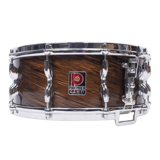 Premier Royal Ace Hi-Fi Snare 14x5.5 Late 1950s Birch w/ Beech Re-Rings – Duroplast – Collector Grade RUBIX DRUMS