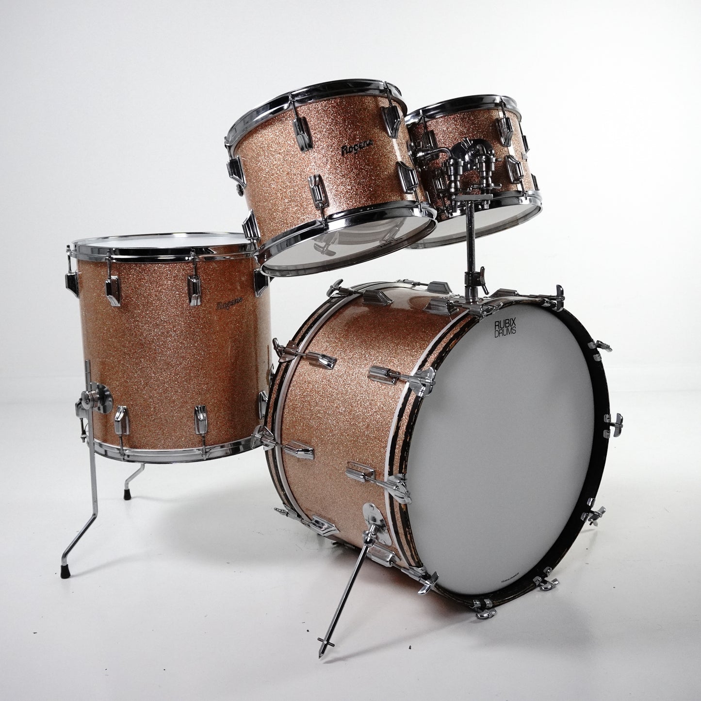 Rogers Holiday 4-Piece Drum Kit in Pink Champagne Pearl