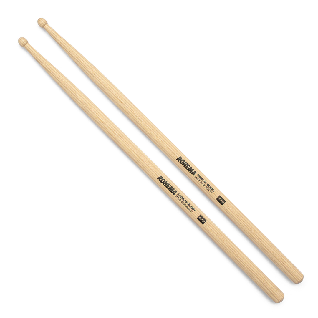 Rohema Rounded Tip LY737 Hickory Drum Sticks - 61304