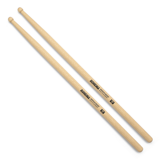 Rohema Rounded Tip STEP 707 Hickory Drum Sticks - 61305