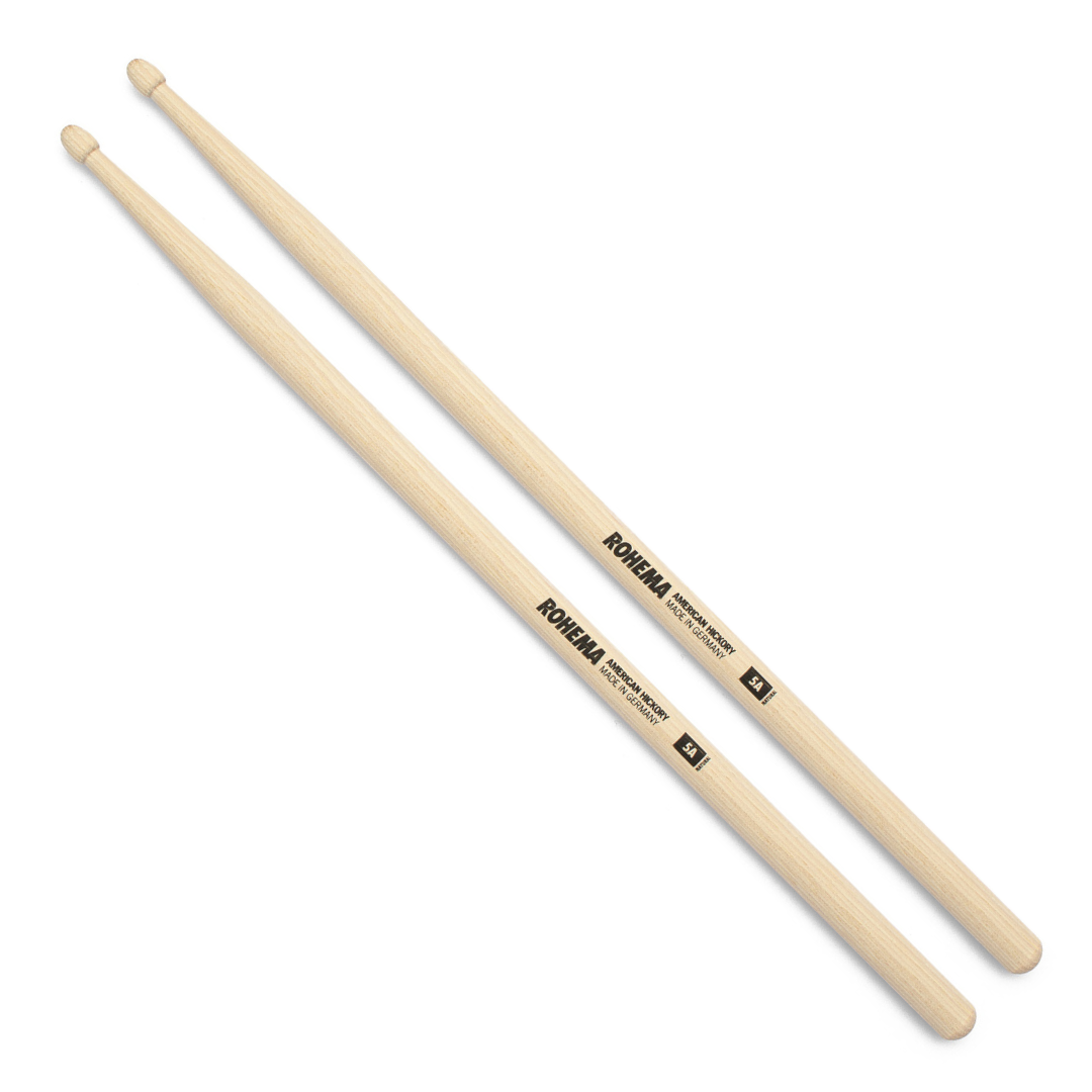 Rohema Natural 5A Hickory Drum Sticks - 613230