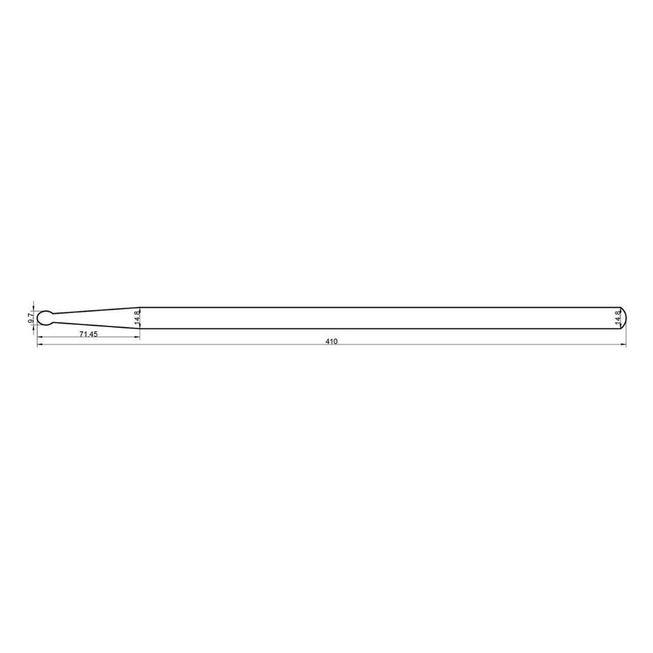 Rohema Rounded Tip WZ 707 Drum Sticks - 61361