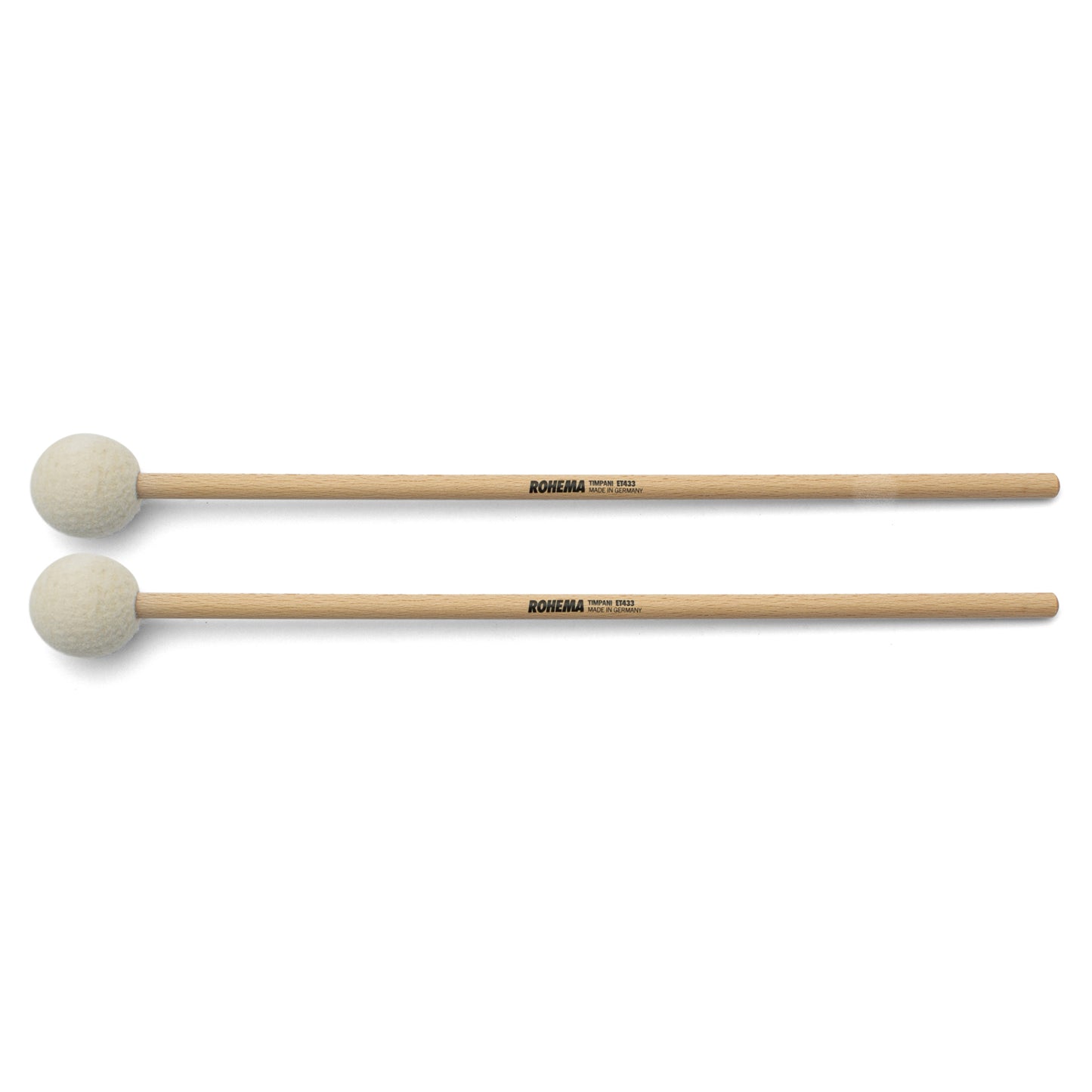 Rohema Eco ET433 (Hard) Beech Timpani Mallets - 61433