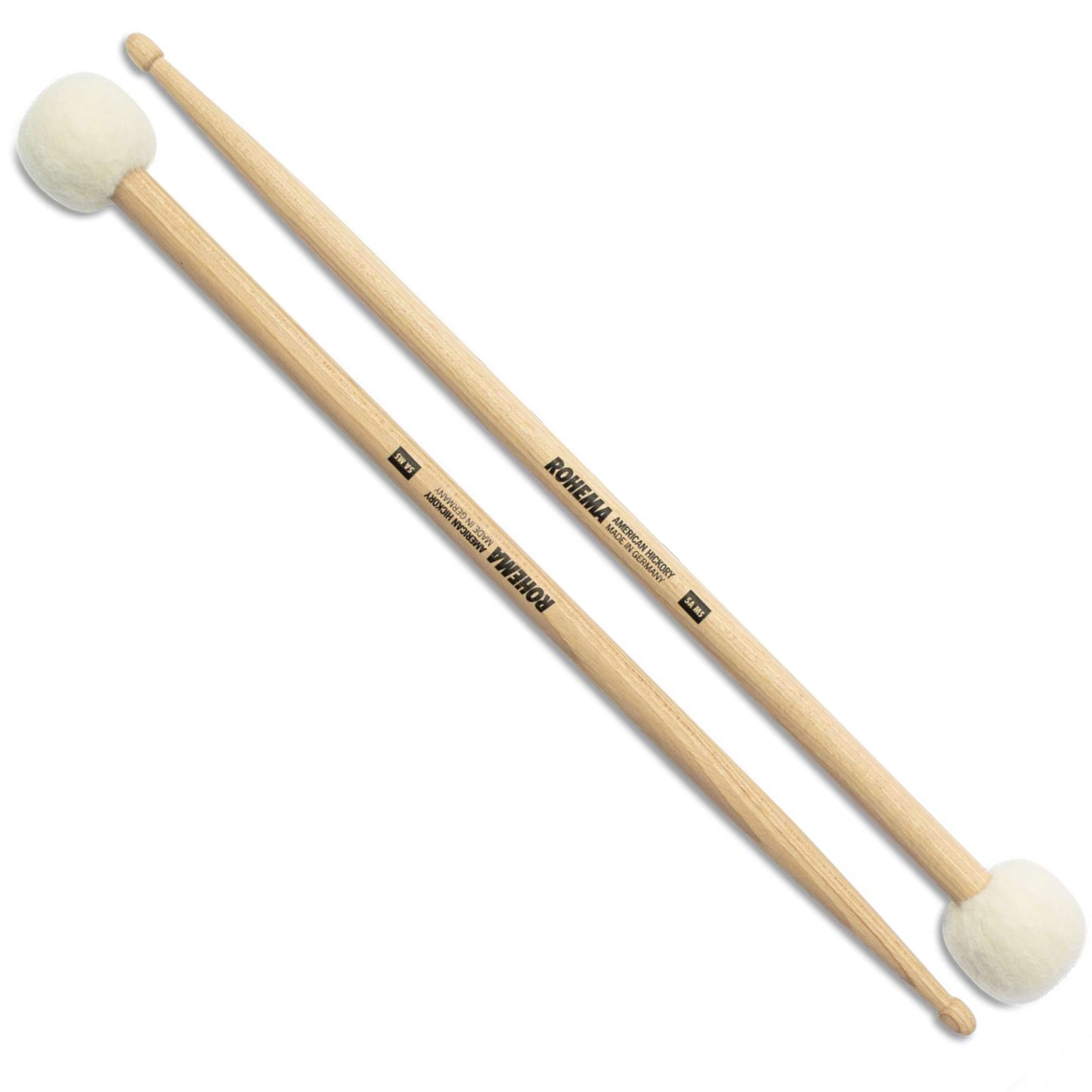 Rohema Kombi Sticks 5A MS Felt Mallet / Hickory Drum Sticks - 61331