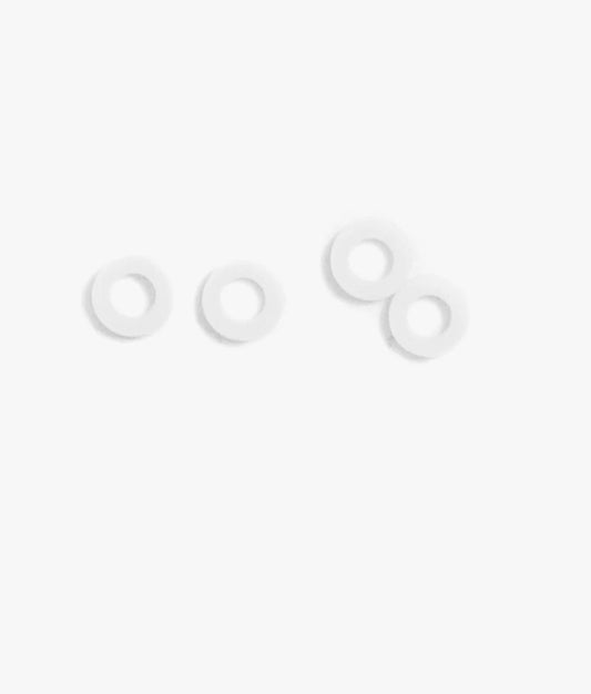 Gibraltar White Nylon Washers (Pack of 12) GI850334 - SC-12