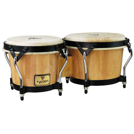 TYCOON PERCUSSION 7" & 8½" SUPREMO SERIES BONGOS - NATURAL