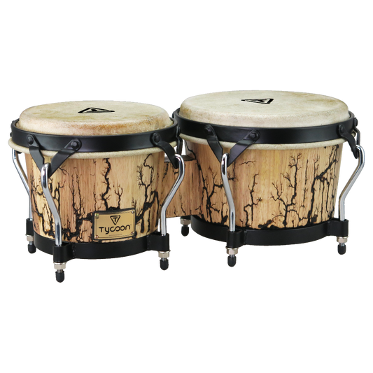 TYCOON PERCUSSION 7" & 8½" SUPREMO SELECT SERIES BONGOS - WILLOW FINISH