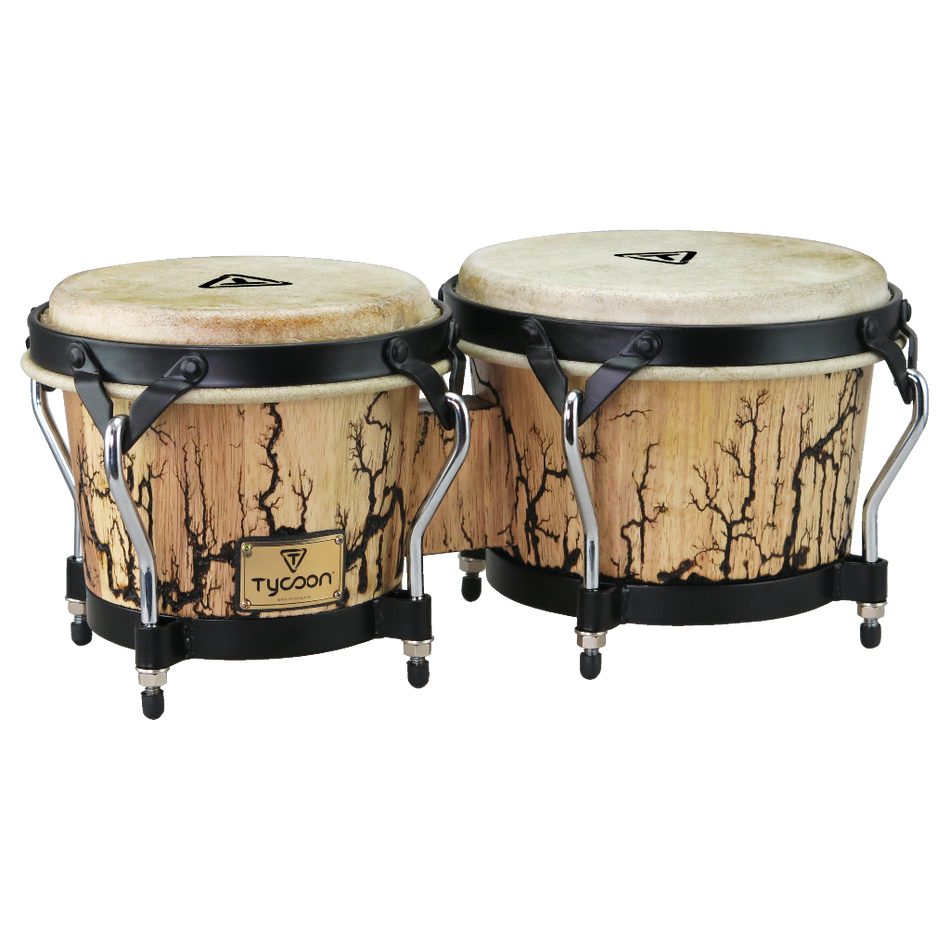 TYCOON PERCUSSION 7" & 8½" SUPREMO SELECT SERIES BONGOS - WILLOW FINISH