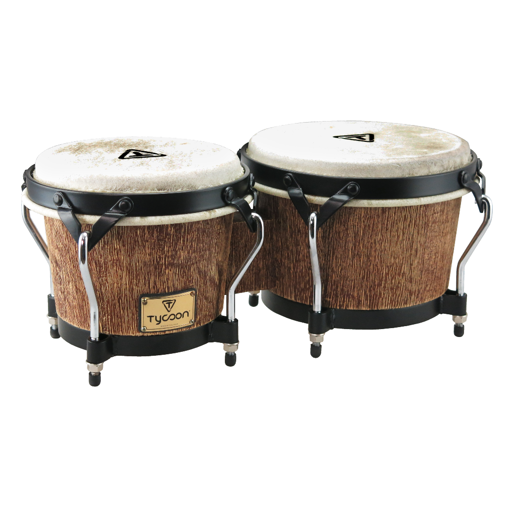 TYCOON PERCUSSION 7" & 8½" SUPREMO SELECT SERIES BONGOS - ISLAND PALM FINISH