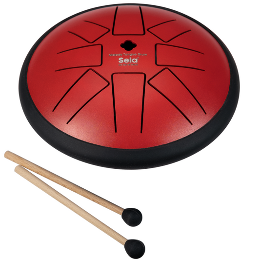 Melody Tongue Drum 6“ F Minor Pentatonic Red