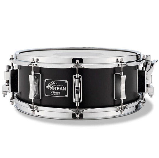 Sonor - Gavin Harrison Signature Snare Drum 14" x 5.25" Standard Edition In Matt Black Lacquer Finish