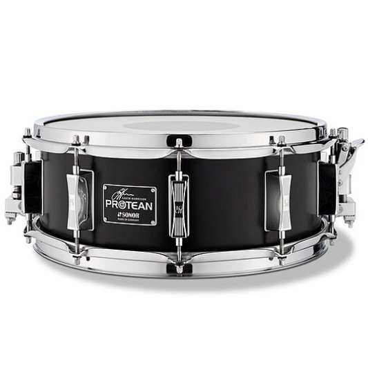 Sonor - Gavin Harrison Signature Snare Drum 14" x 5.25" Standard Edition In Matt Black Lacquer Finish