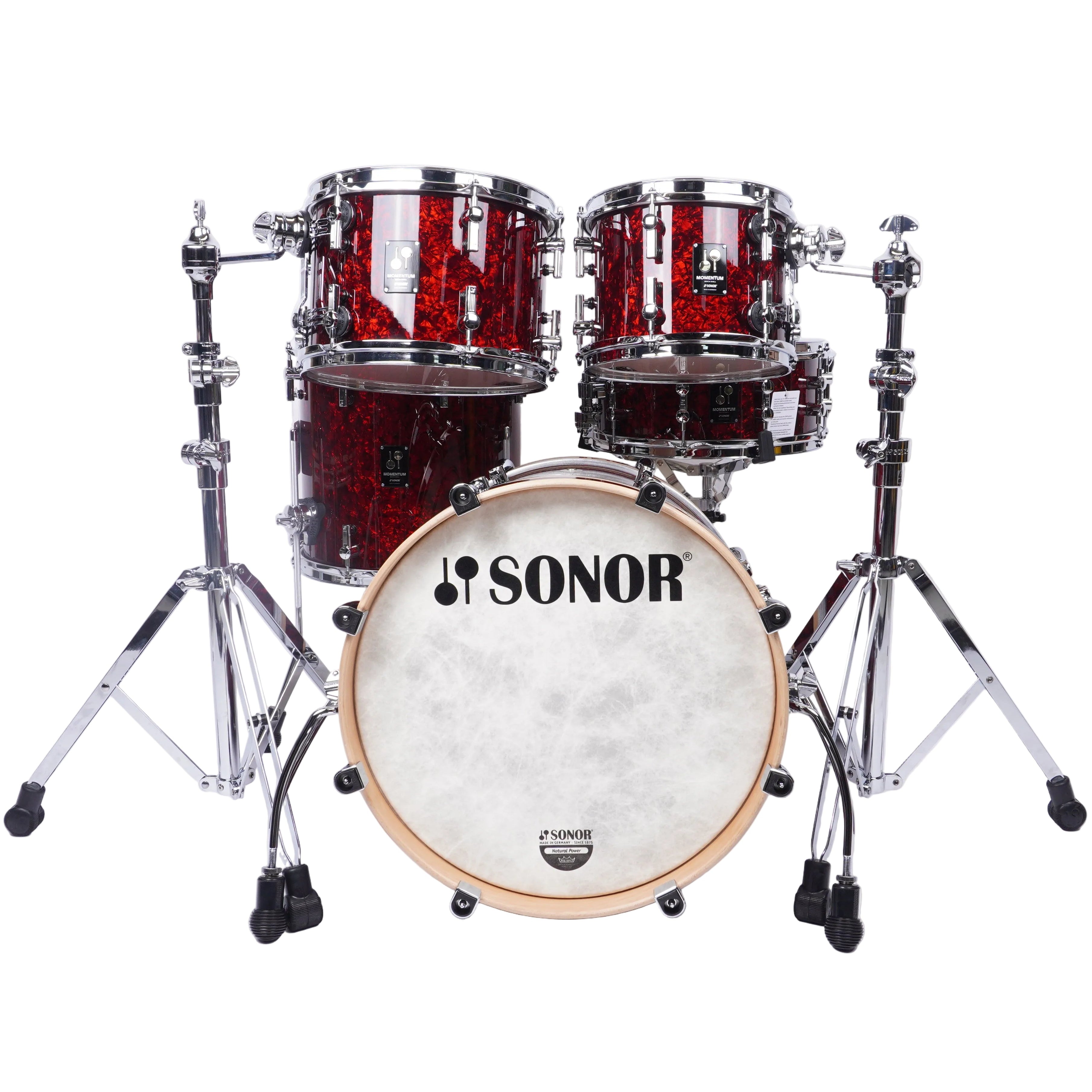 Sonor - Momentum Series Beech Set In Red Pearl 18/10/12/14/14SD