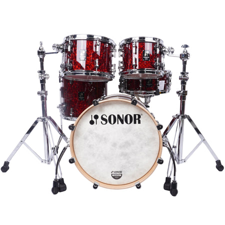 Sonor - Momentum Series Beech Set In Red Pearl 18/10/12/14/14SD